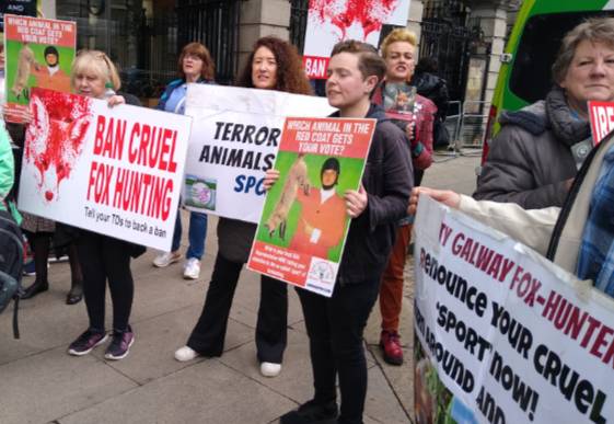 ANI - Ban Fox Hunting Protest