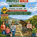 Sulky Trotting Walk Clonmel Poster. Walk to be held on the 11st April 2026.