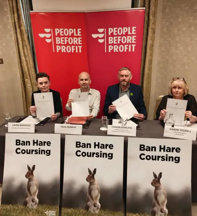 Bill to Ban Hare Coursing. Paul Murphy TD.
