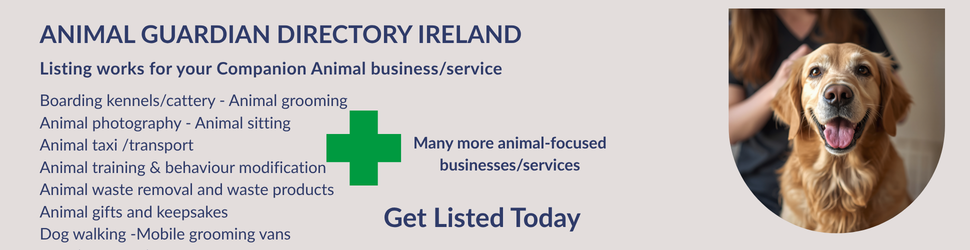 Small busines promotion in Animal Guardian Directory Ireland.
